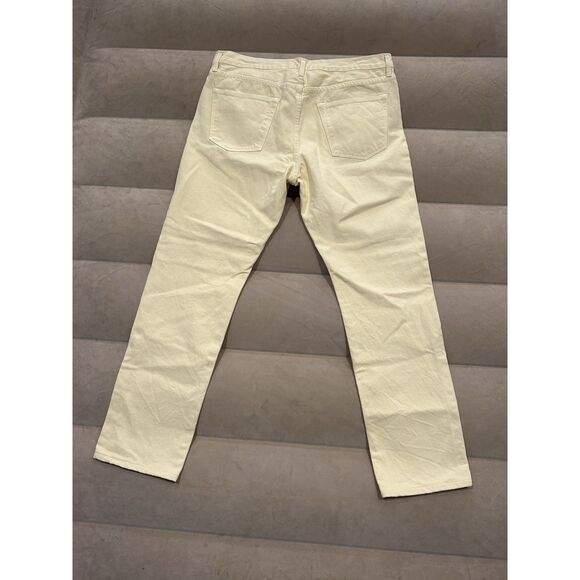 Sid Mashburn Jeans Mens Size 35 35x30 Yellow Denim Straight Pants - Picture 4 of 6